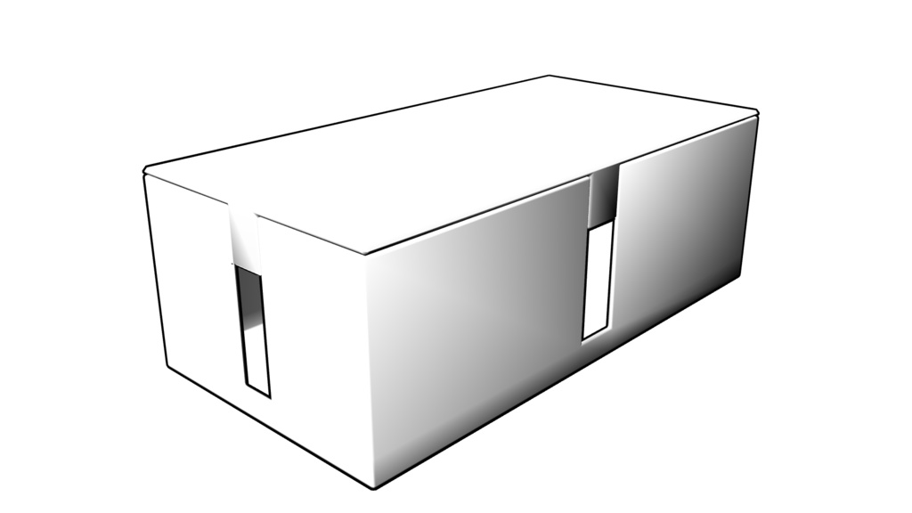 【3D素材_fbx】ケーブルボックス