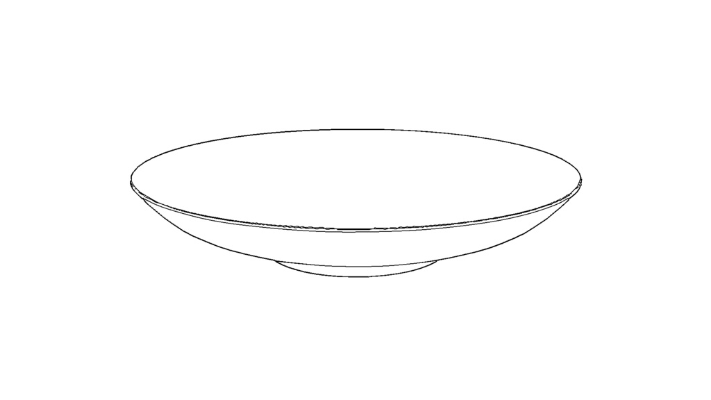 【3D素材_fbx】小皿