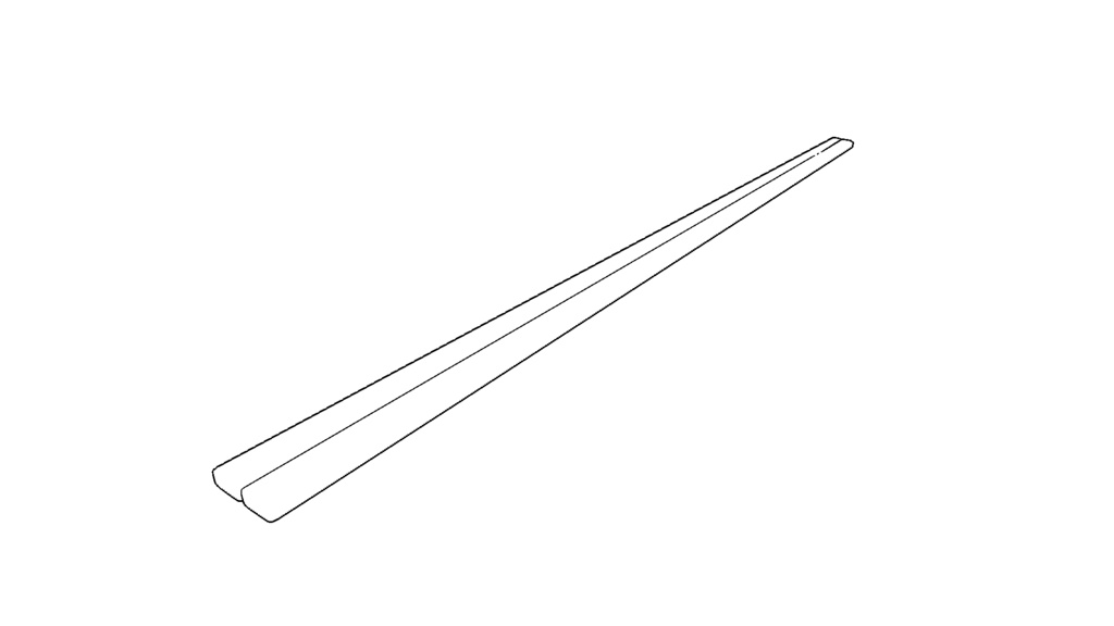 【3D素材_fbx】割り箸