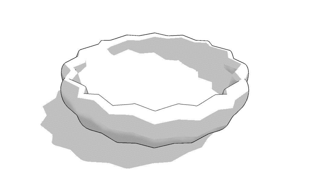 【3D素材_fbx】小皿