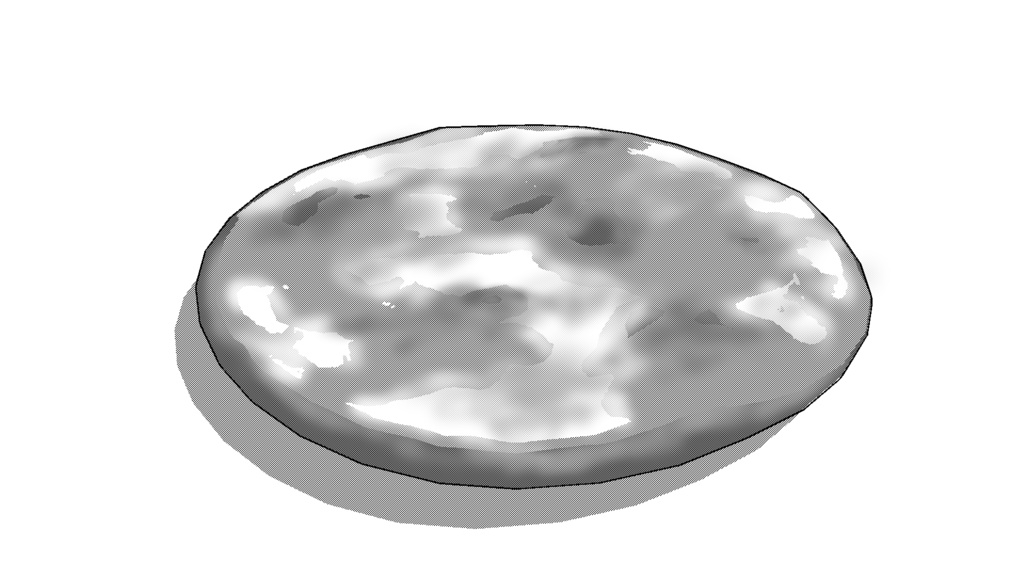 【3D素材_fbx】煎餅(せんべい)