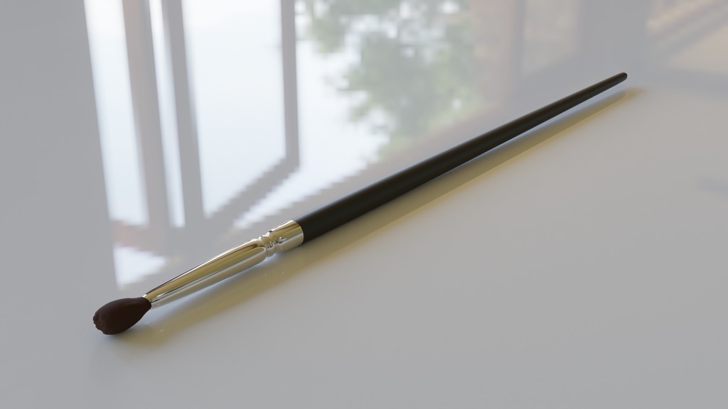 【3D素材_fbx】水彩筆