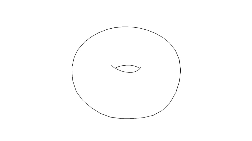 【3D素材_fbx】ドーナッツ