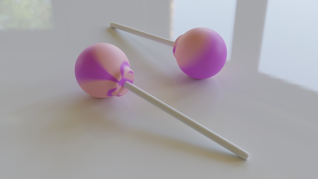 【3D素材_fbx】キャンディ