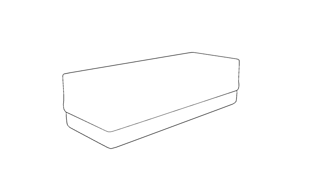 【3D素材_fbx】ホワイトボード消し