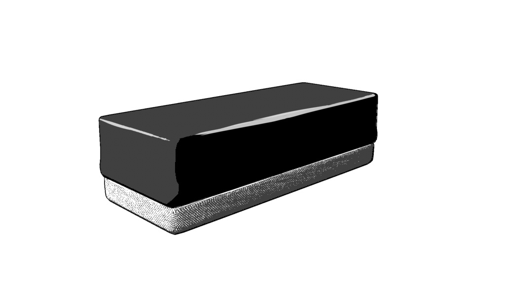 【3D素材_fbx】ホワイトボード消し