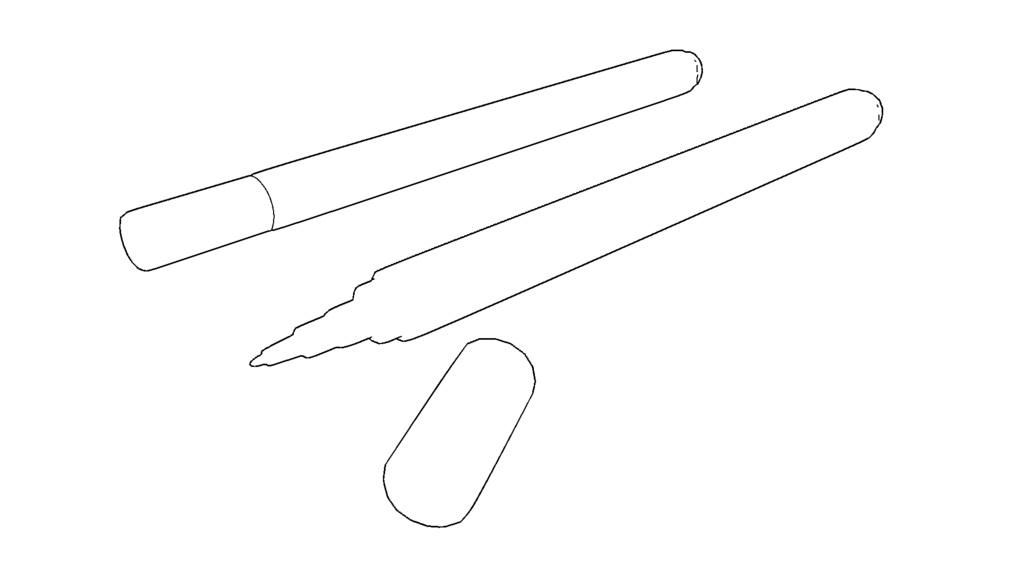 【3D素材_fbx】ホワイトボードマーカー