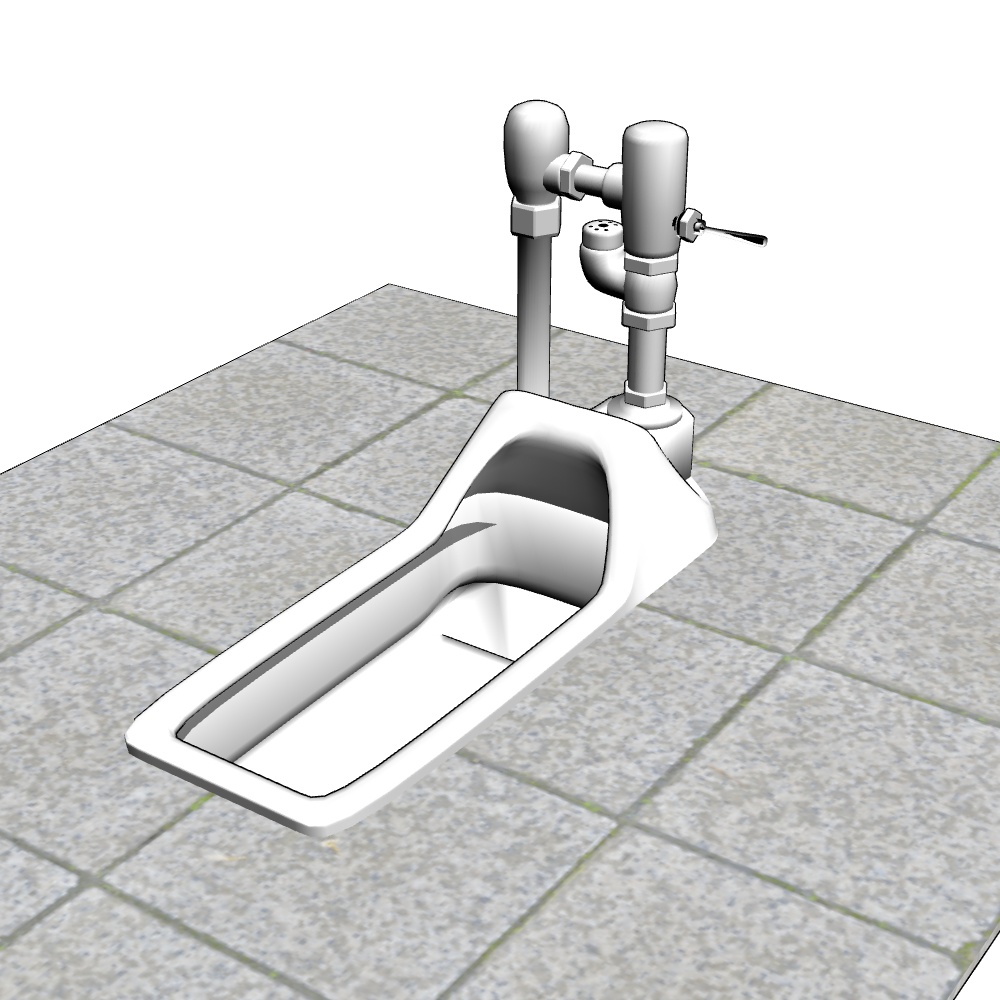 【3D素材_fbx】和式便器