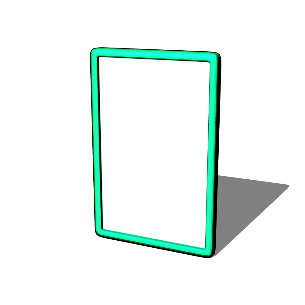 【3D素材_fbx】ホワイトボード