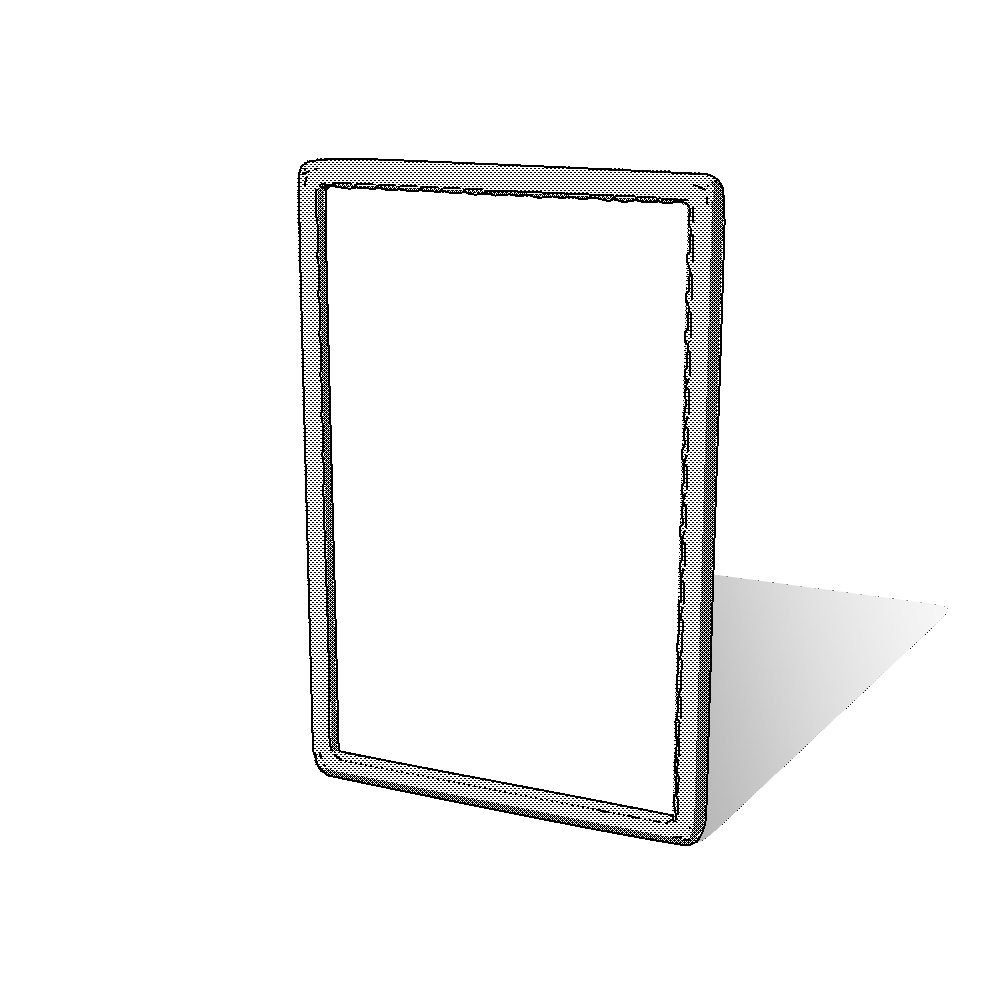 【3D素材_fbx】ホワイトボード