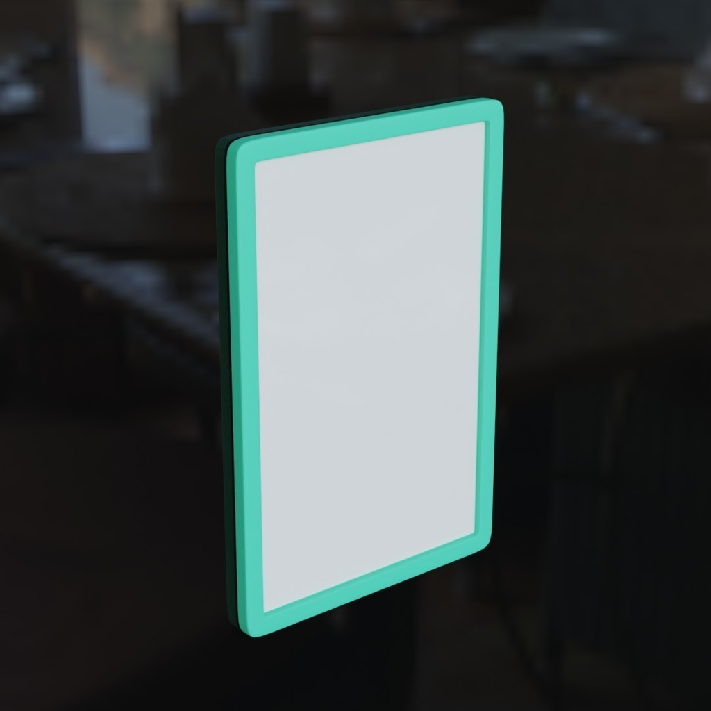 【3D素材_fbx】ホワイトボード