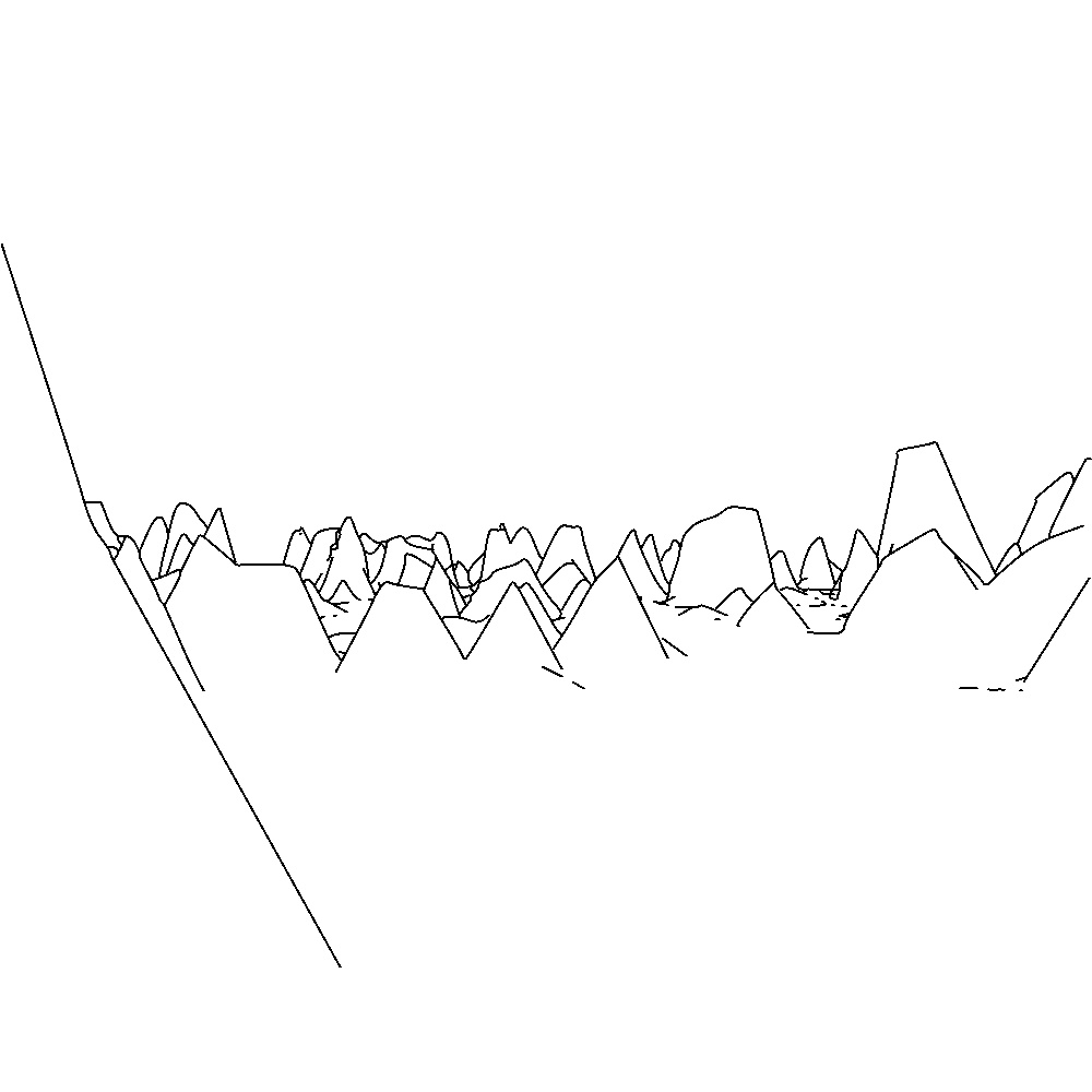 【3D素材_fbx】岩山