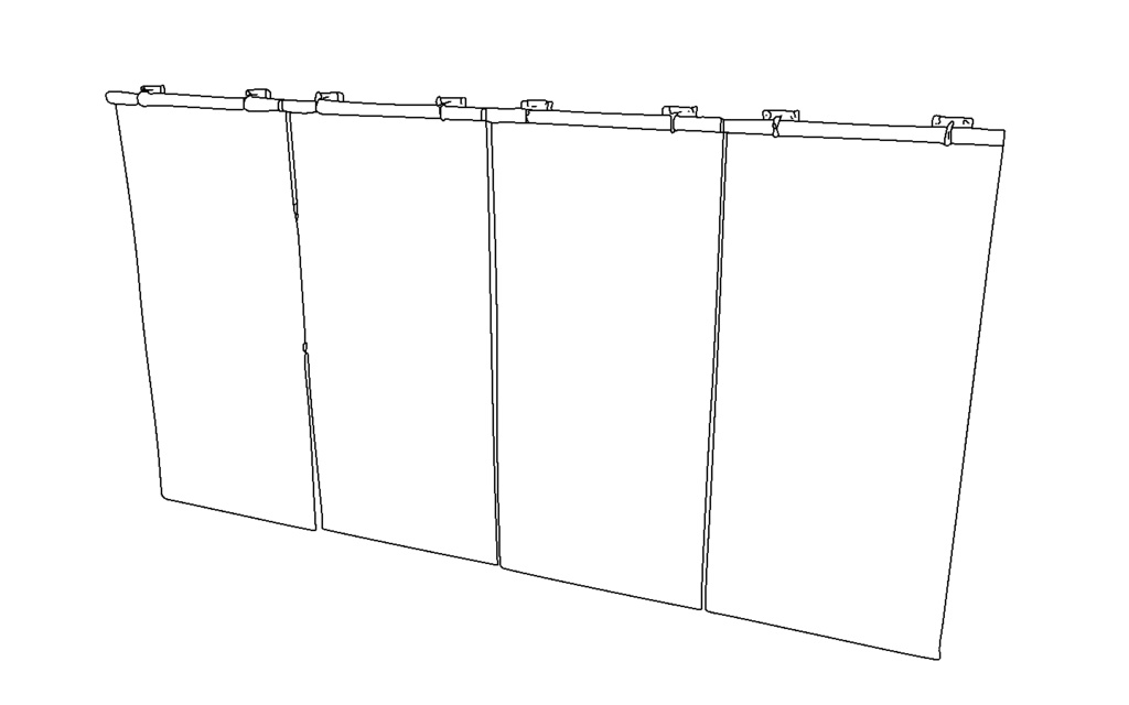 【3D素材_fbx】すだれ