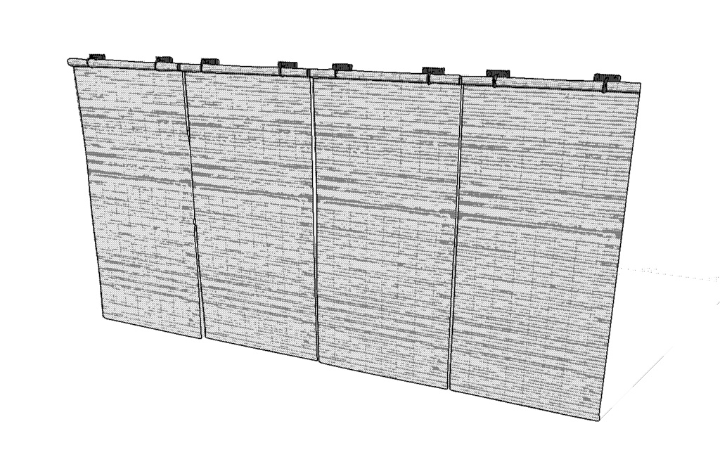 【3D素材_fbx】すだれ