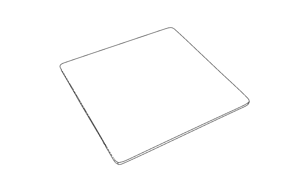 【3D素材_fbx】マウスパッド