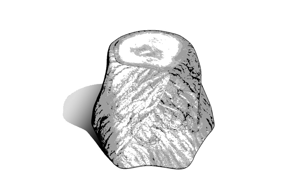 【3D素材_fbx】切り株