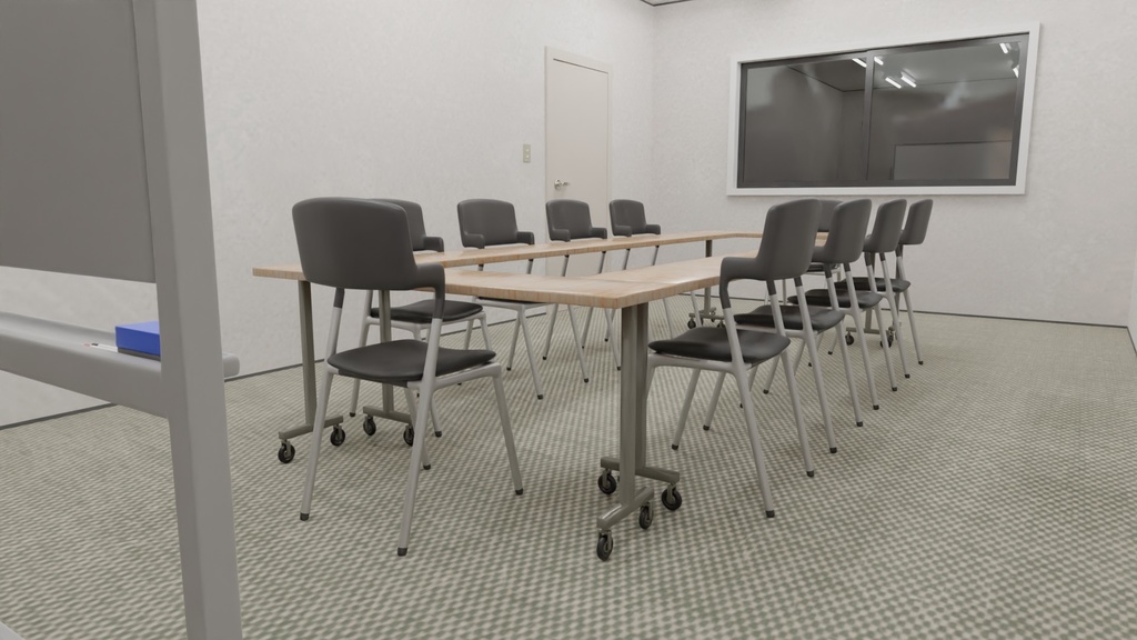 【3D素材_fbx】会議室