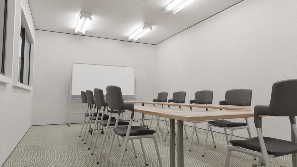 【3D素材_fbx】会議室