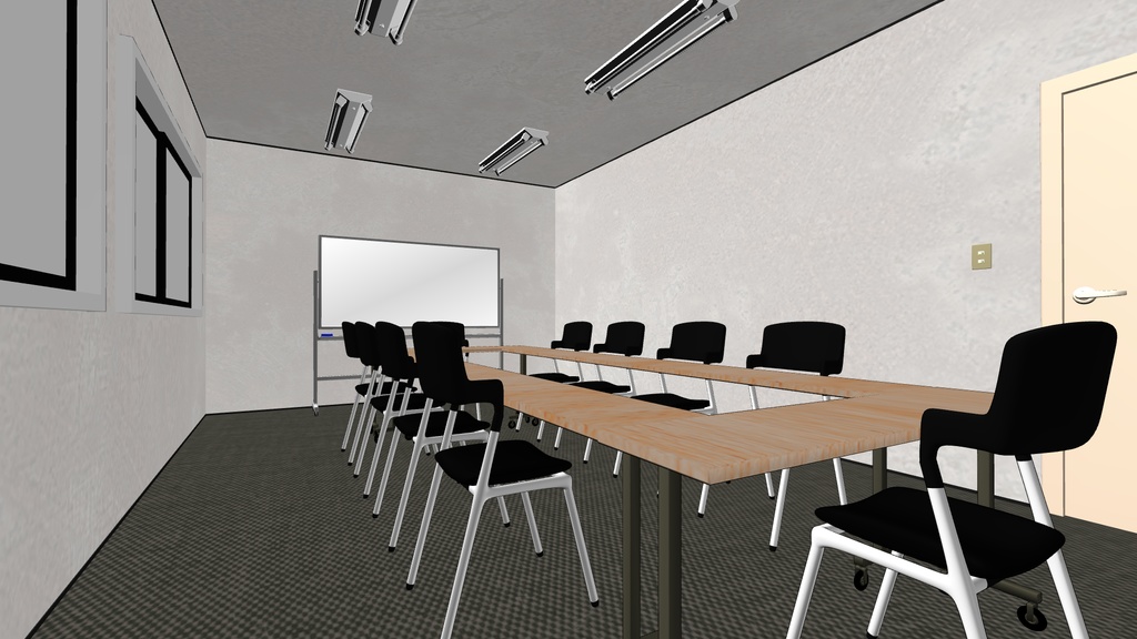 【3D素材_fbx】会議室
