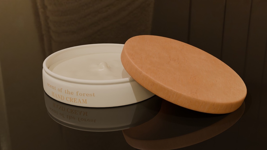 【3D素材_fbx】ハンドクリーム