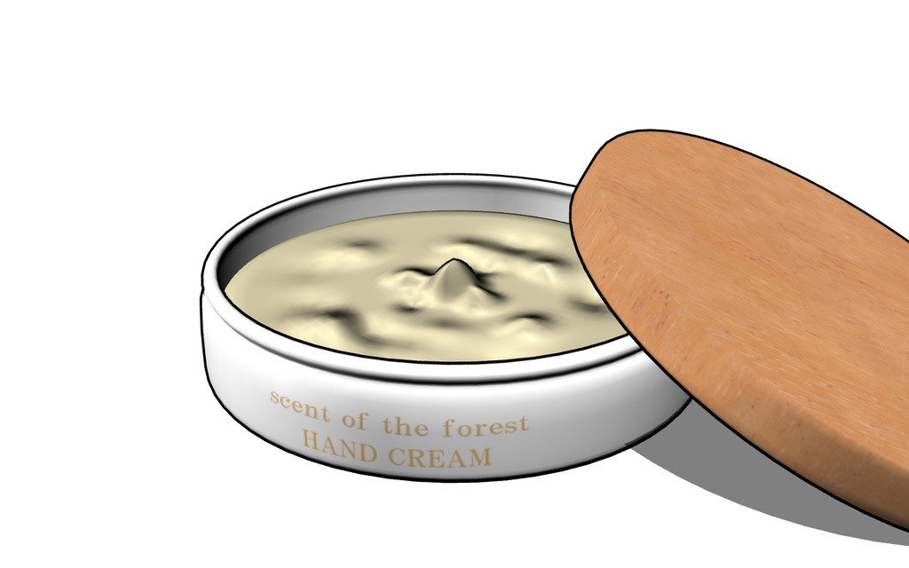 【3D素材_fbx】ハンドクリーム