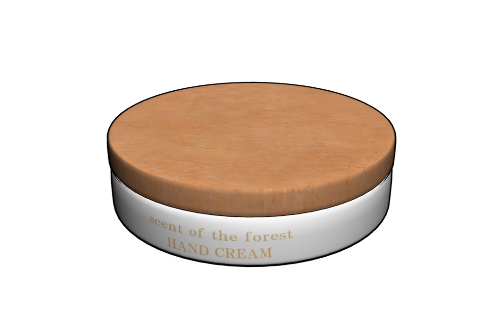 【3D素材_fbx】ハンドクリーム