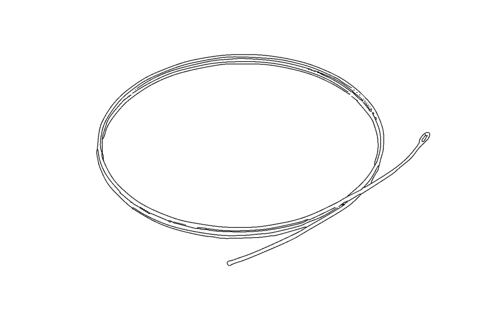 【3D素材_fbx】ギター弦