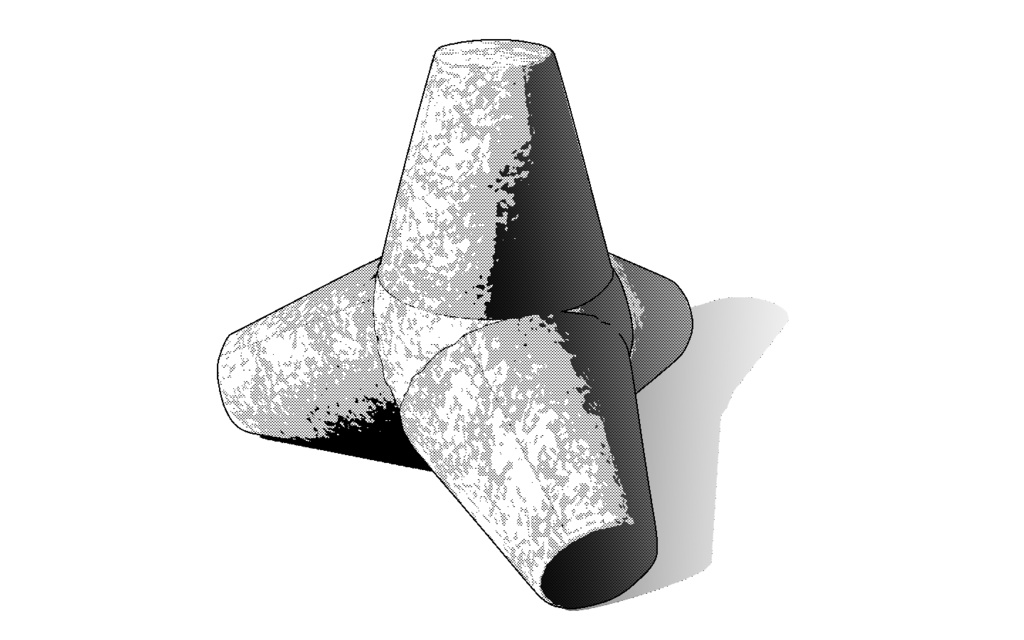 【3D素材_fbx】消波ブロック