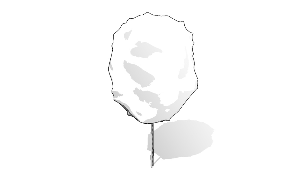 【3D素材_fbx】わたがし