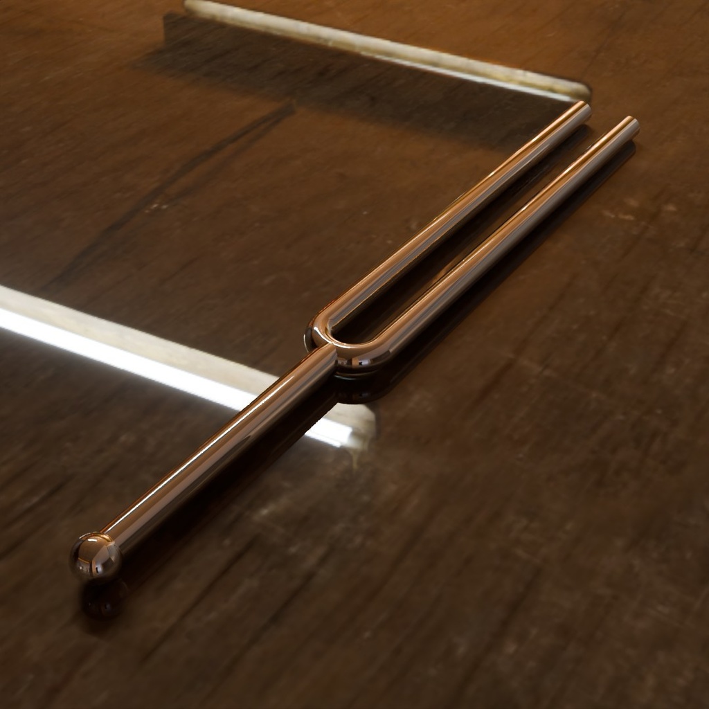 【3D素材_fbx】音叉