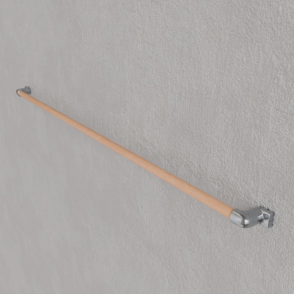 【3D素材_fbx】手すり (約150cm)