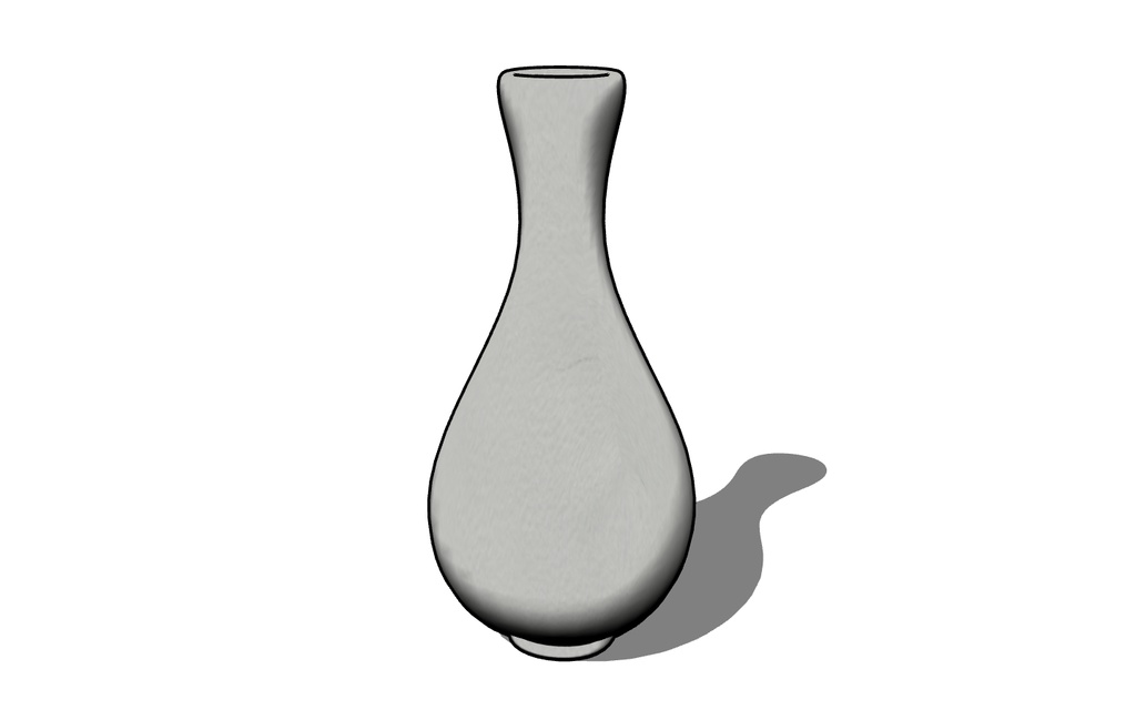 【3D素材_fbx】花瓶