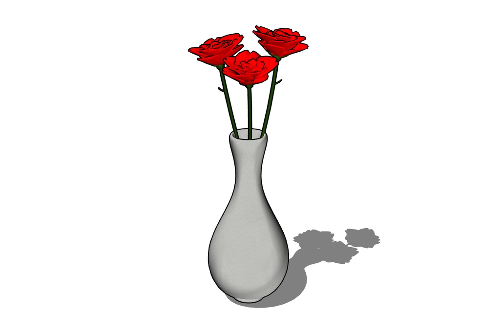 【3D素材_fbx】薔薇