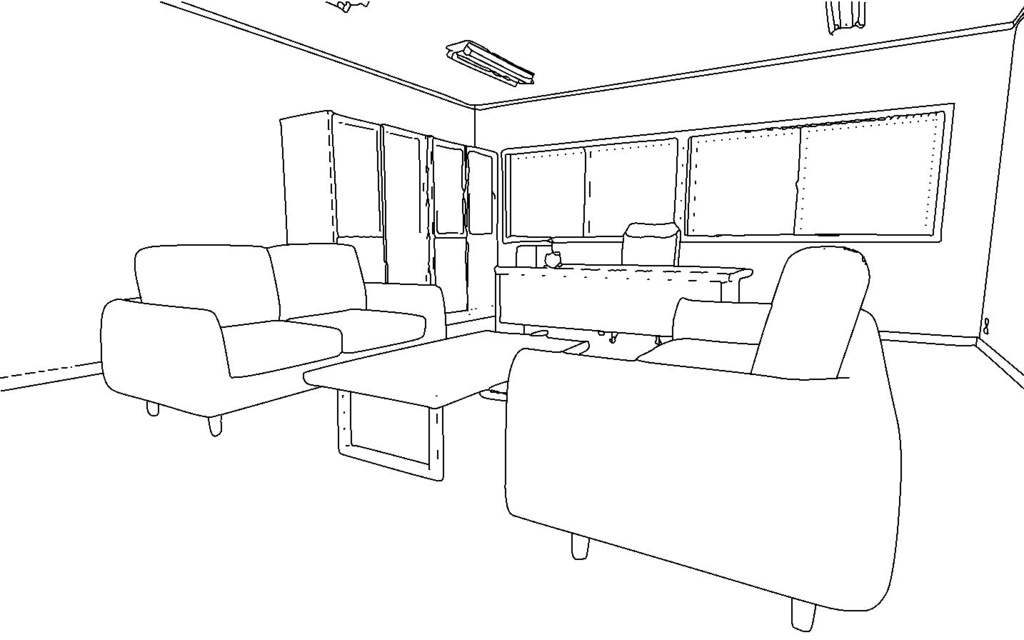 【3D素材】事務所