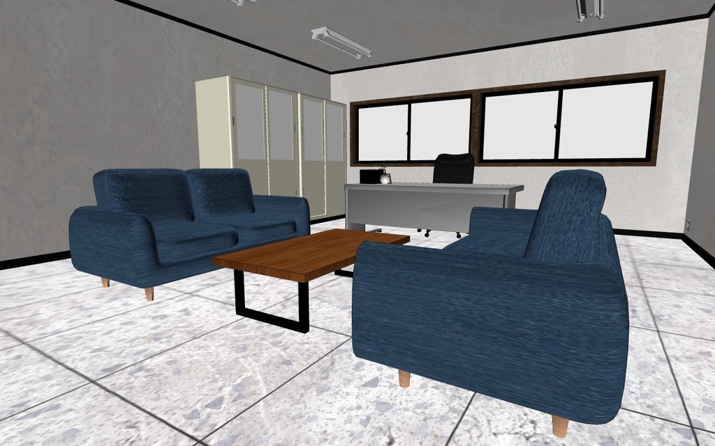 【3D素材】事務所