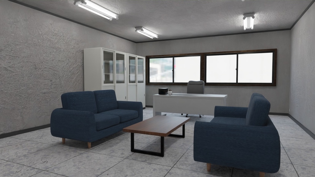 【3D素材】事務所