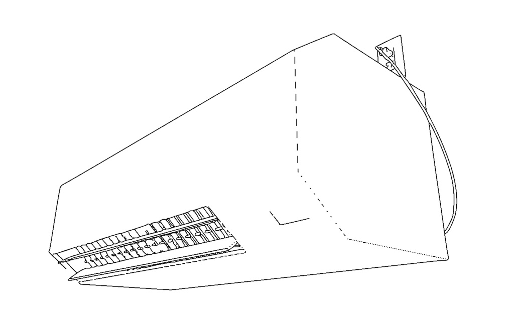 【3D素材_fbx】エアコン