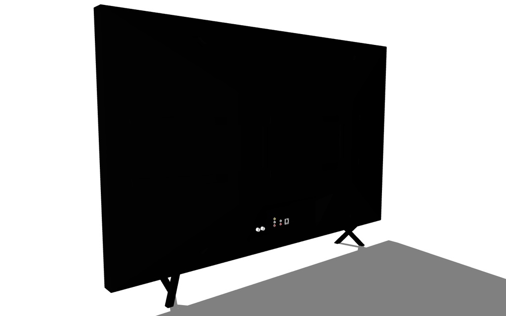 【3D素材_fbx】テレビ(50インチ)