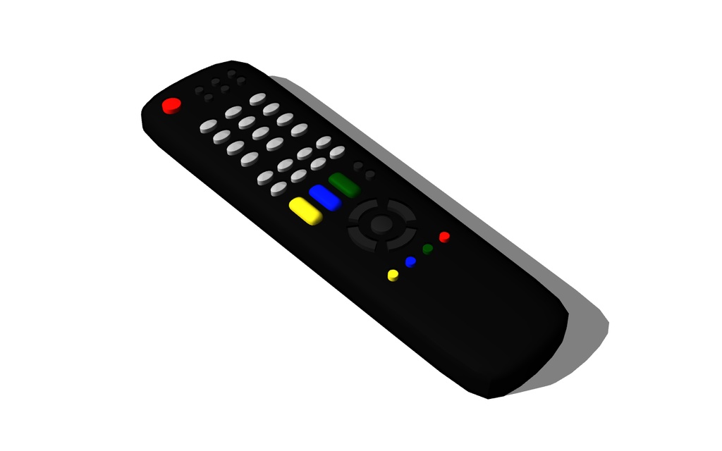 【3D素材_fbx】リモコン