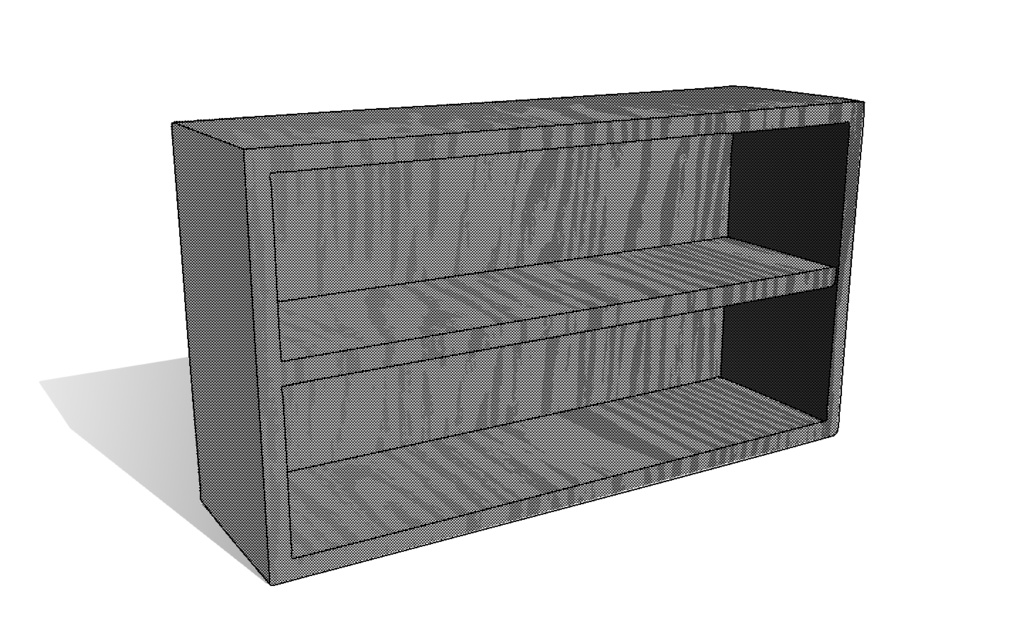 【3D素材_fbx】本棚