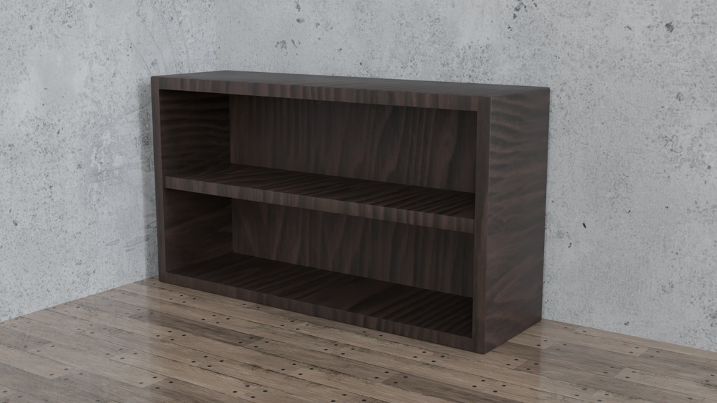 【3D素材_fbx】本棚