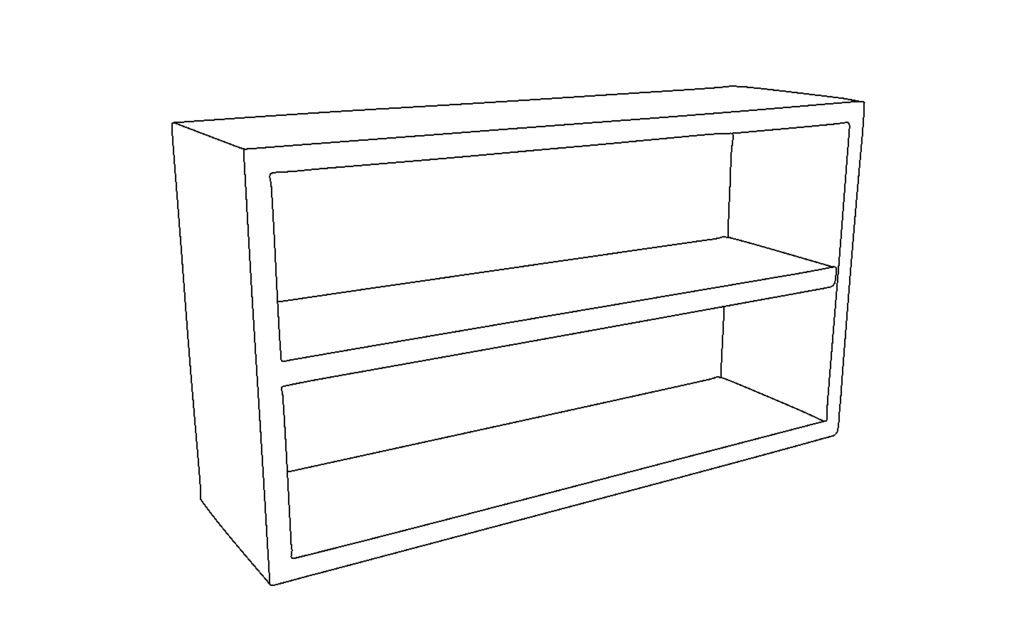 【3D素材_fbx】本棚