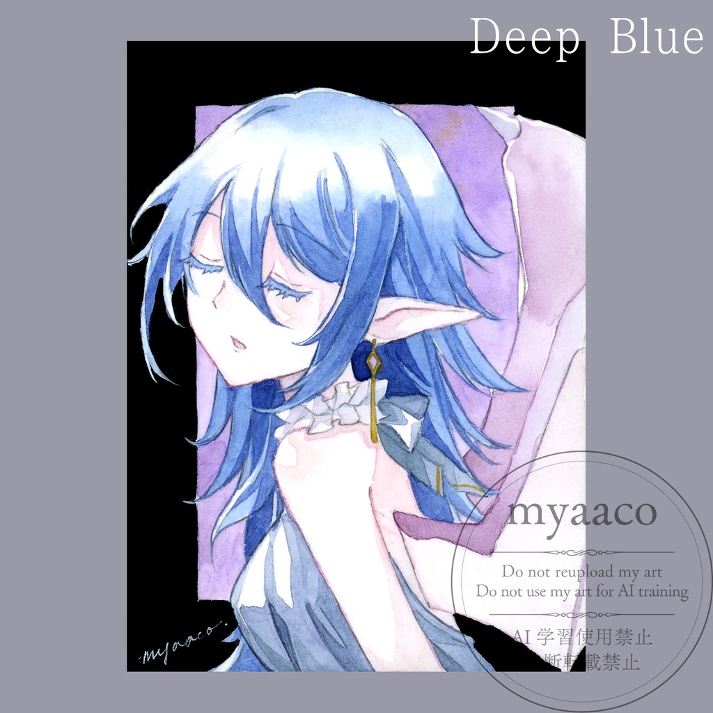 【水彩原画】ATC