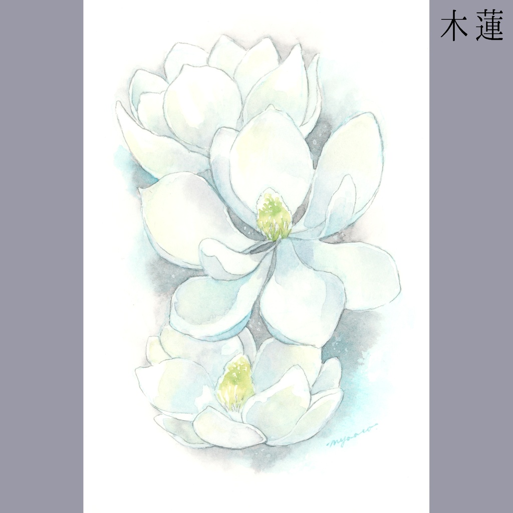 【水彩原画】ドローイング・未額装原画