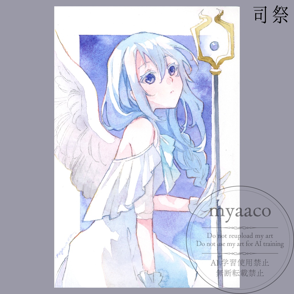 【アナログ原画】ドローイング・未額装原画