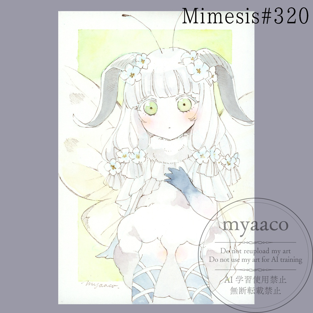 【アナログ原画】ドローイング・未額装原画