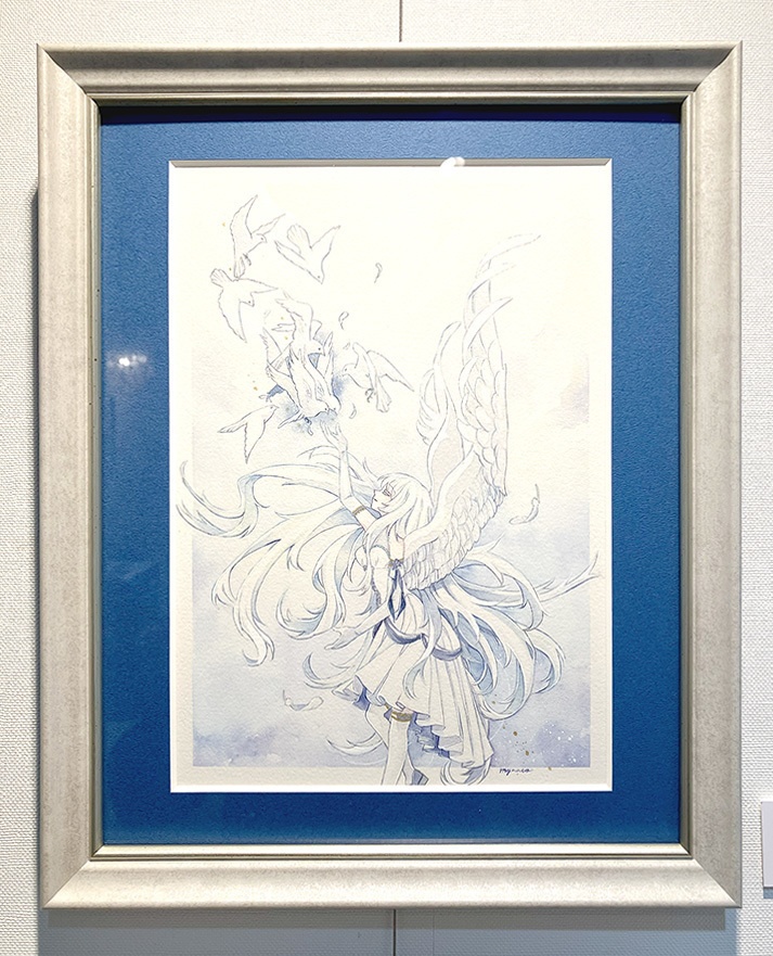 【額装原画】空へのきざはし