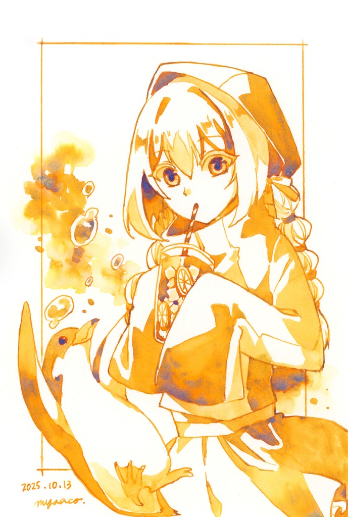 【原画】インクドローイング