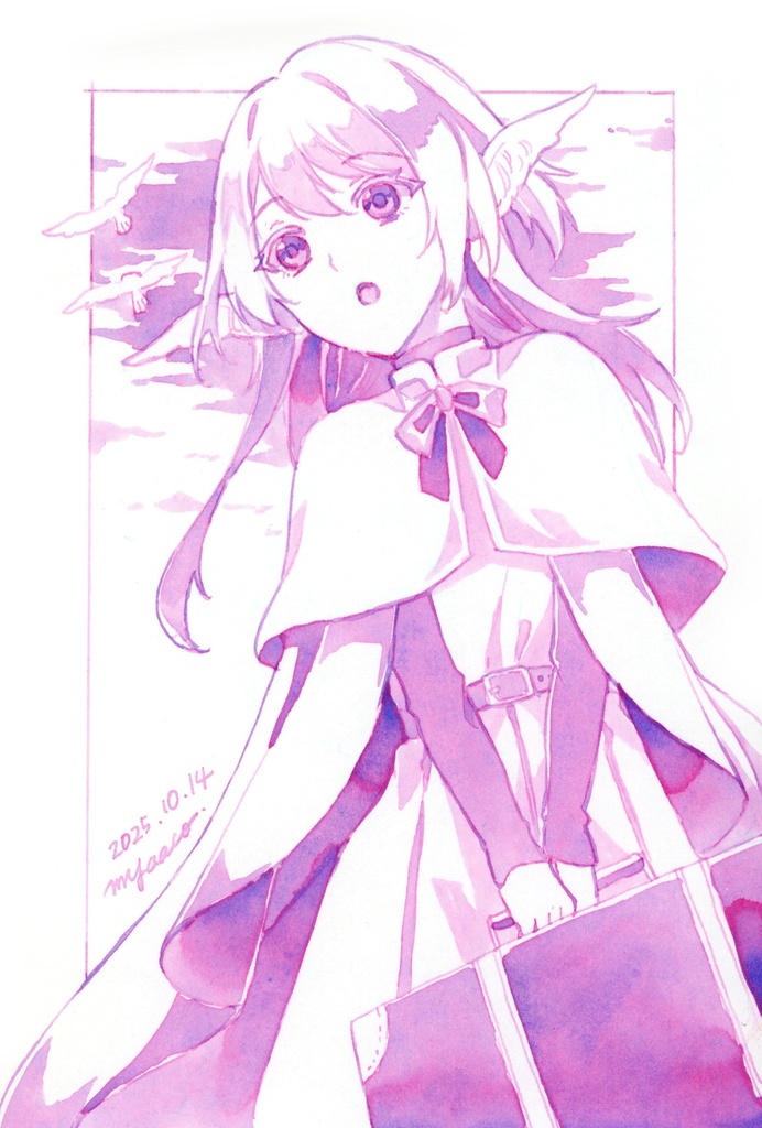 【原画】インクドローイング