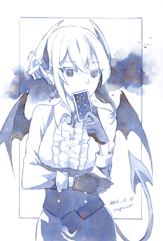 【原画】インクドローイング